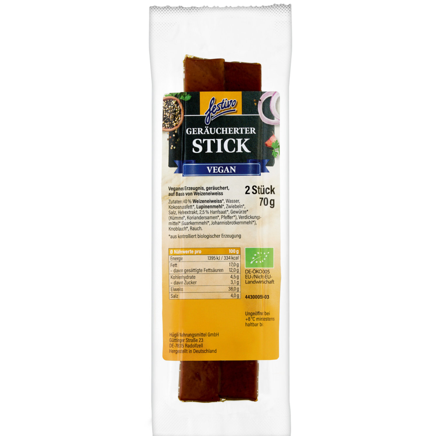 festivo geräucherter Stick VEGAN