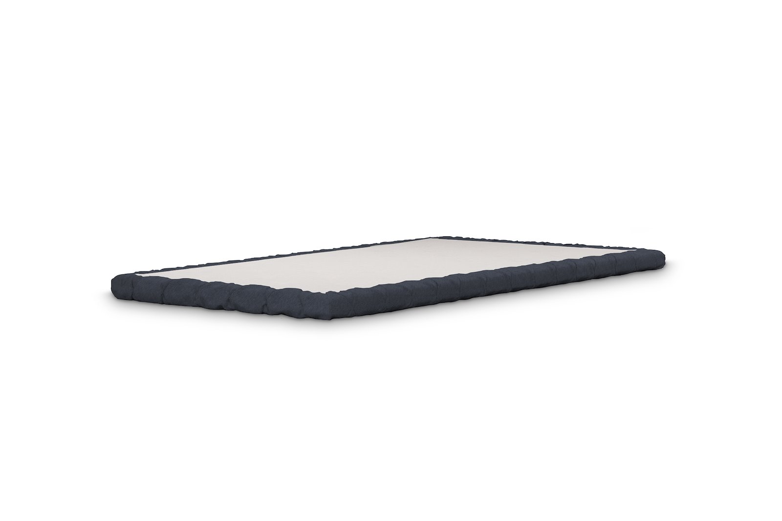 Majestic overmadrass 150x200 Tekstil 021 mørk blå, 10 cm, Sonocore Innergetic latex, mykere/fastere side