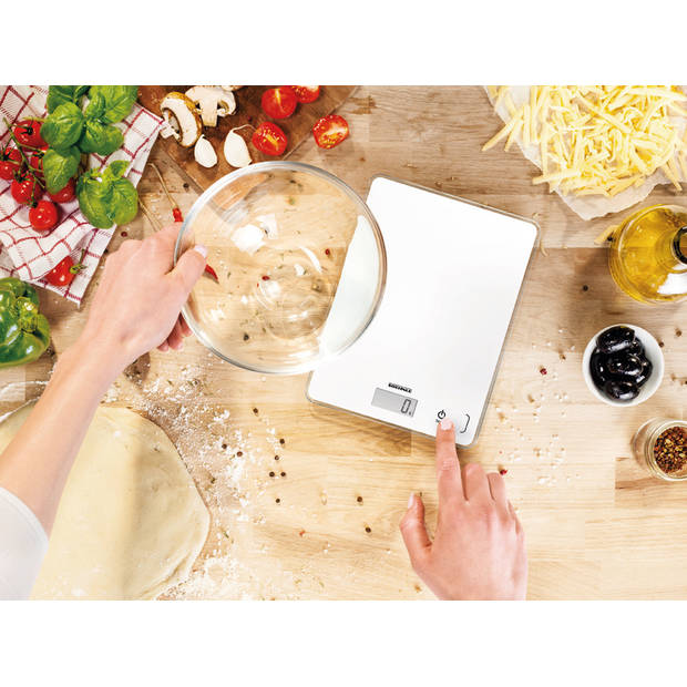 Soehnle keukenweegschaal Compact 300 - digitaal - 1 gr nauwkeurig - tot 5 kg - wit