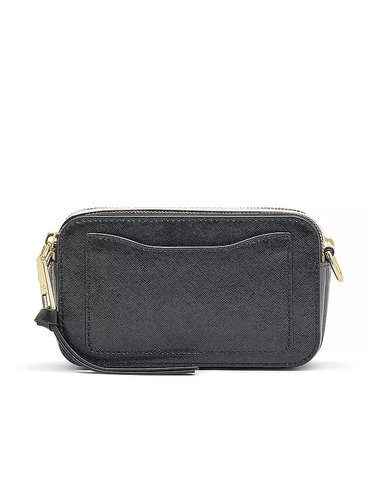 MARC JACOBS Ledertasche - Mini Bag THE SNAPSHOT schwarz