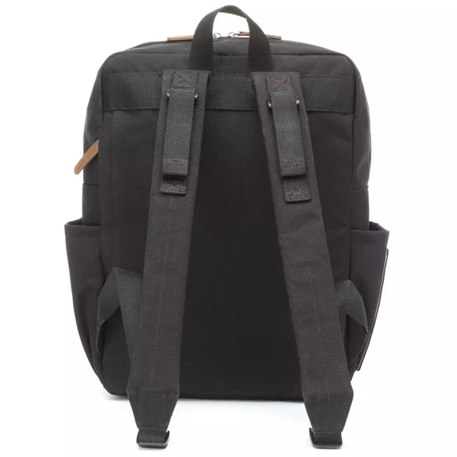 Babymel Wickelrucksack ECO George Black-Tweed