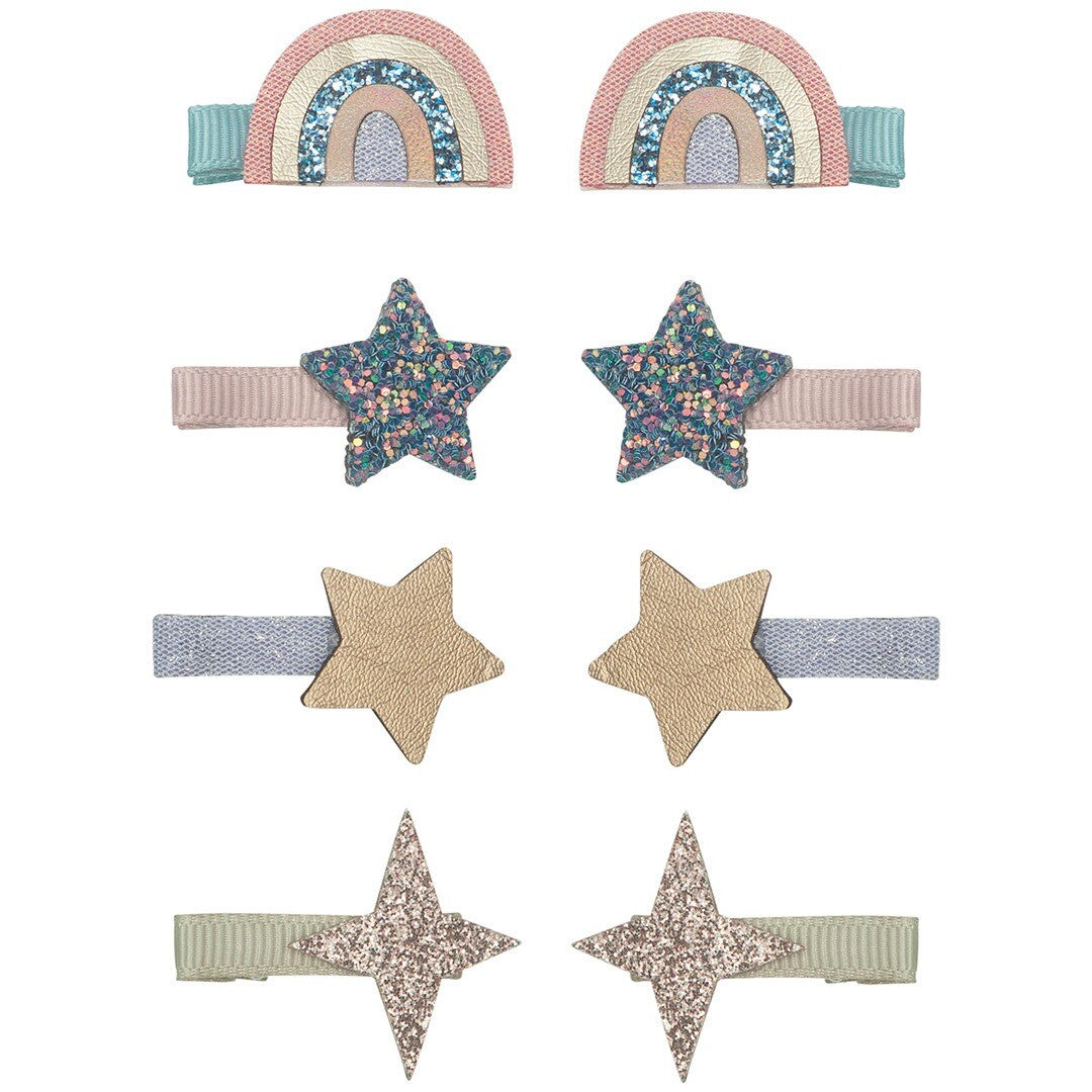 Mimi & lula haarclipjes over the rainbow - 8st