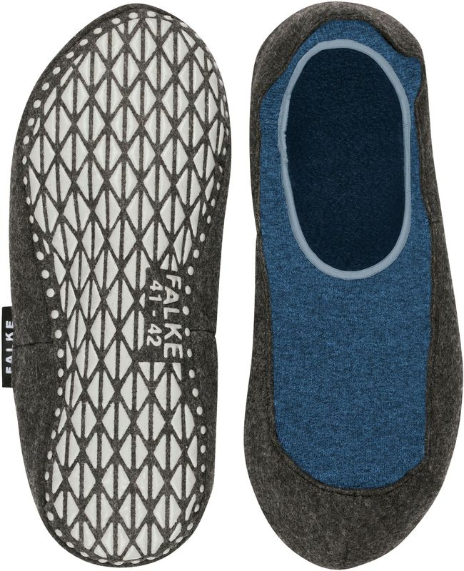 FALKE - Cosyshoe Invisible M HP Pantoffels - Blauw - Wol - 1 Paar