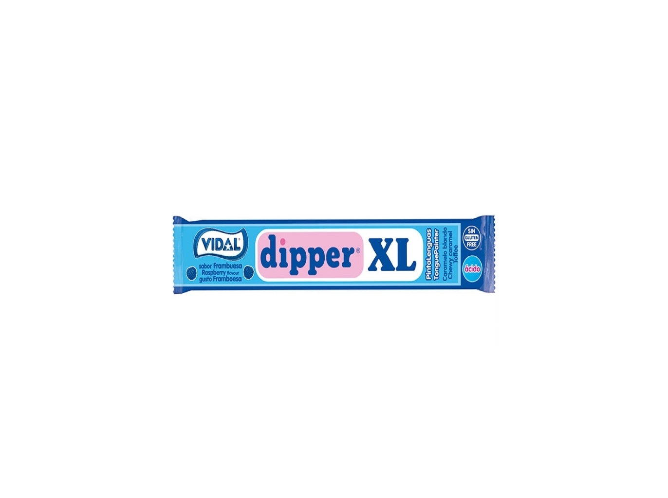 GOMAS VIDAL DIPPER XL FRAMBOESA 10.5G