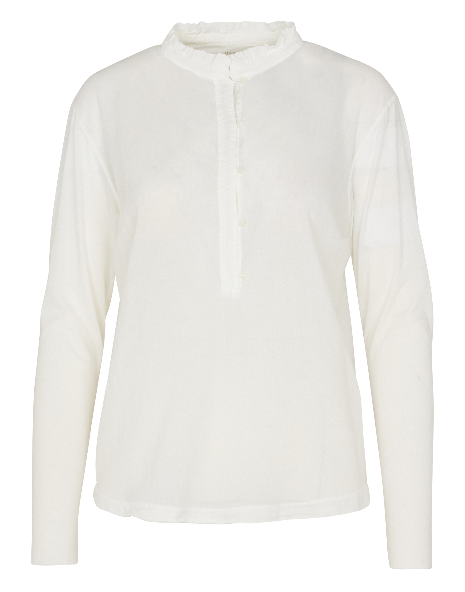 TUPTIN - Top col victorien en coton | Blanc