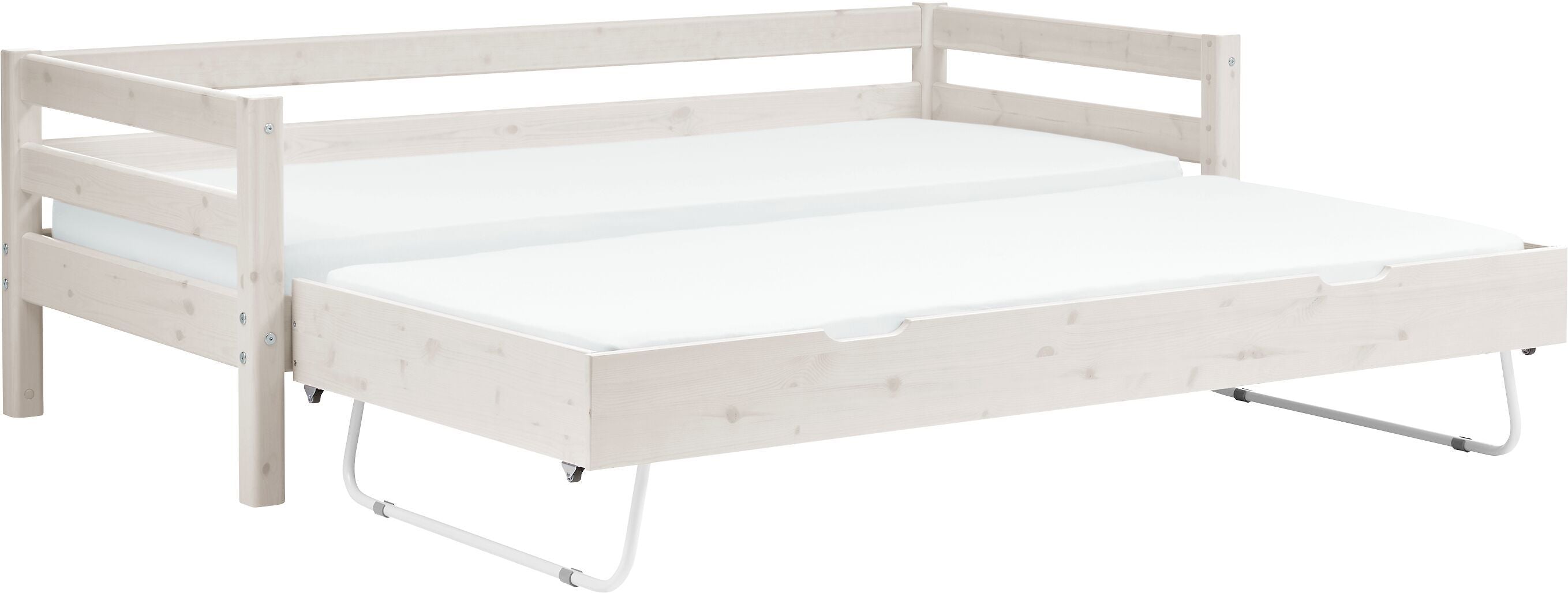 Flexa CLASSIC Kombibett - White Wash / B: 100.0 cm x T: 210.0 cm x H: 67.0 cm
