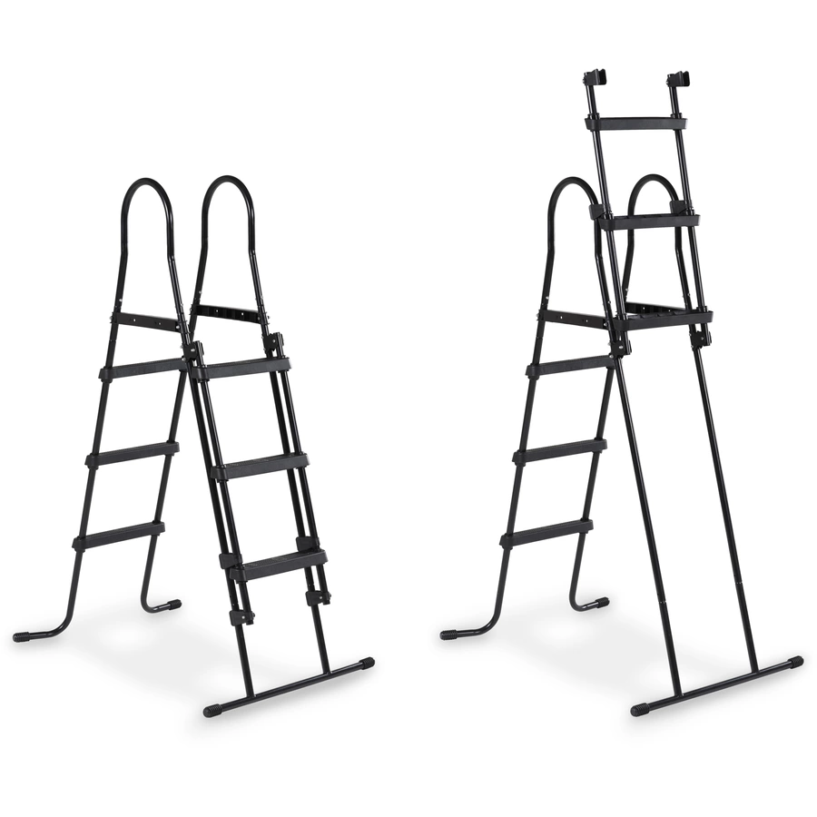 EXIT Black Leather Pool 540x250x100cm mit Sandfilterpumpe - schwarz