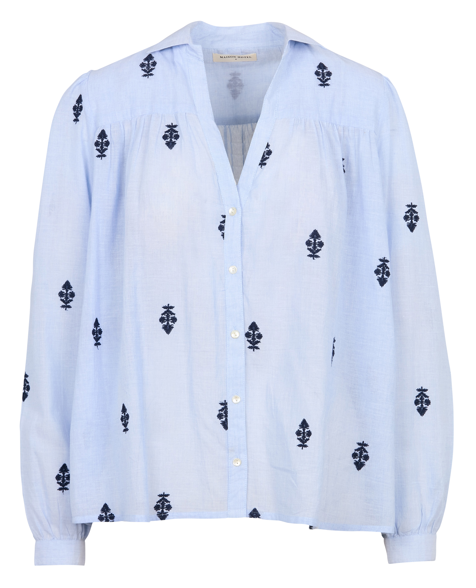 SPADES MARIANNE - Chemise col classique en coton | Bleu