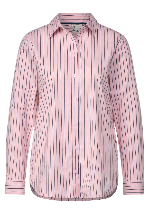 Streifen Hemdbluse - soft legend rose