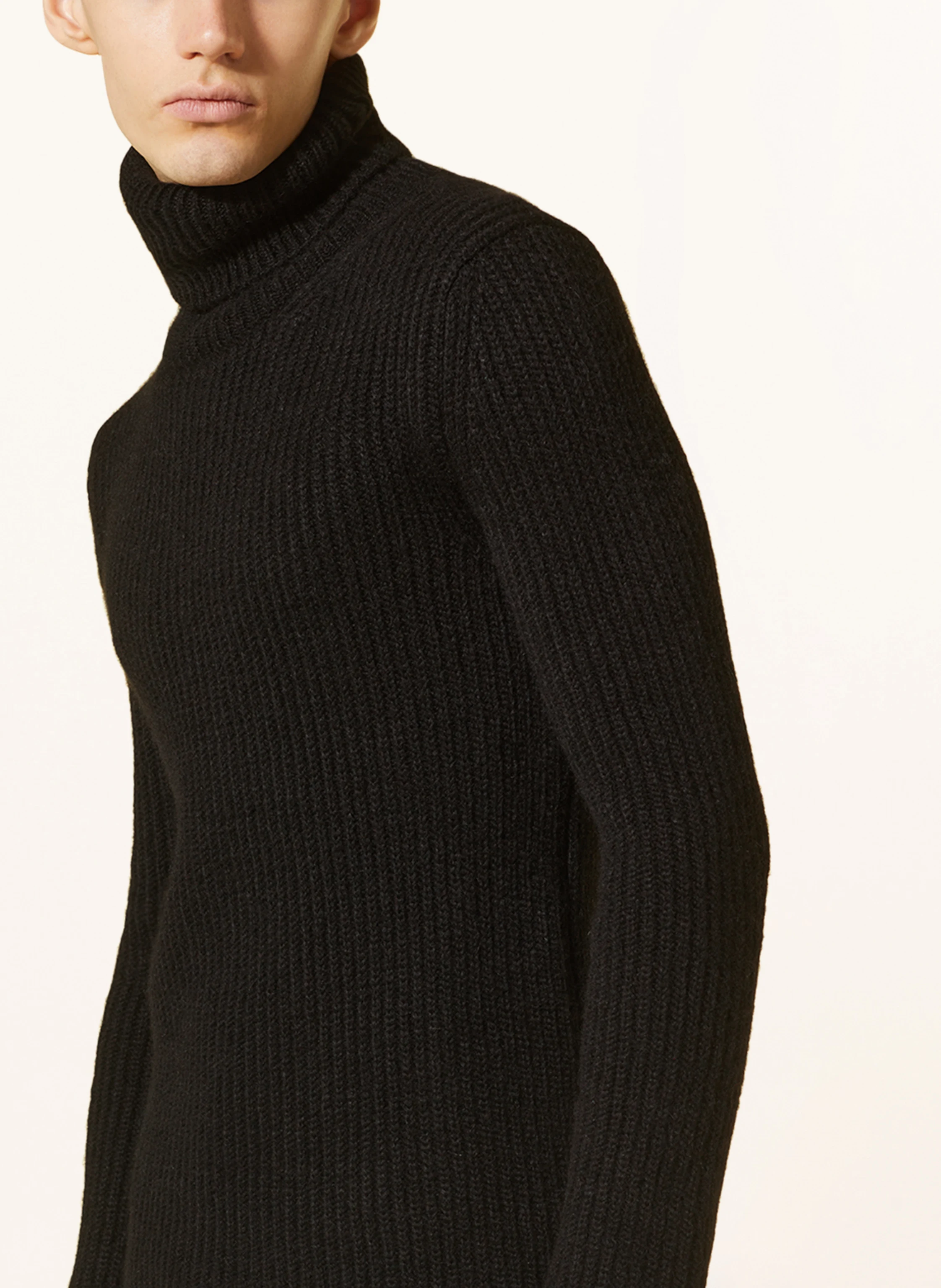 SAINT LAURENT Rollkragenpullover mit Alpaka