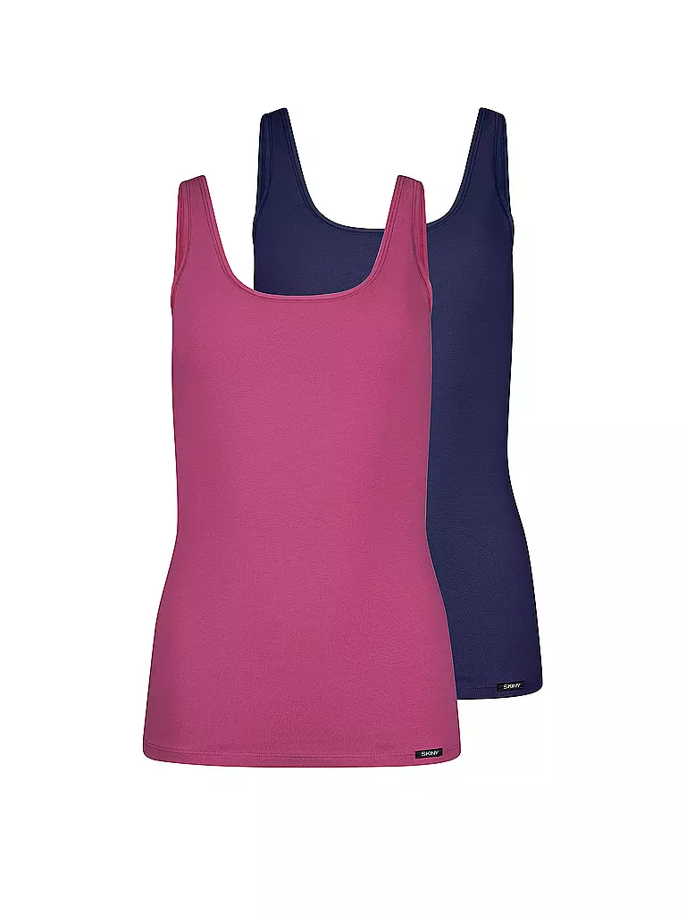 SKINY Top 2er Pkg. beere