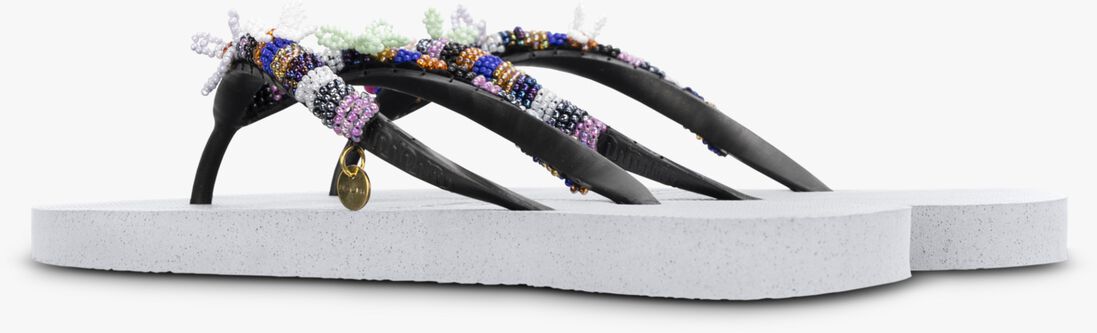UZURII witte uzurii teenslippers las dalias blue