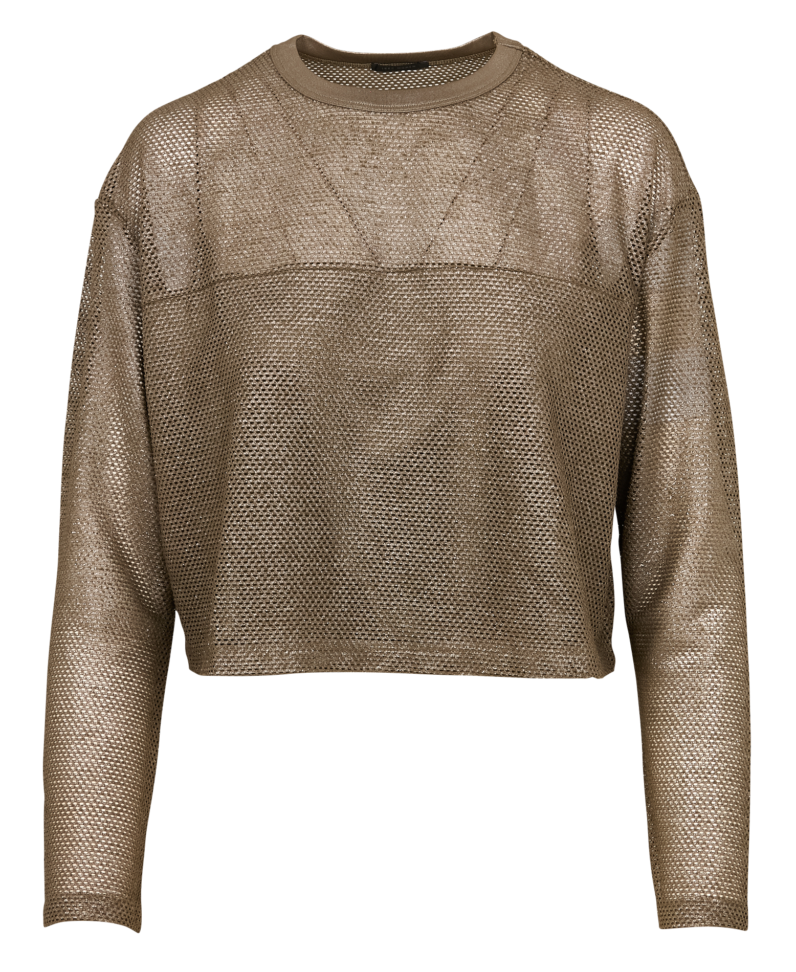 Sweat court en résille | Kaki
