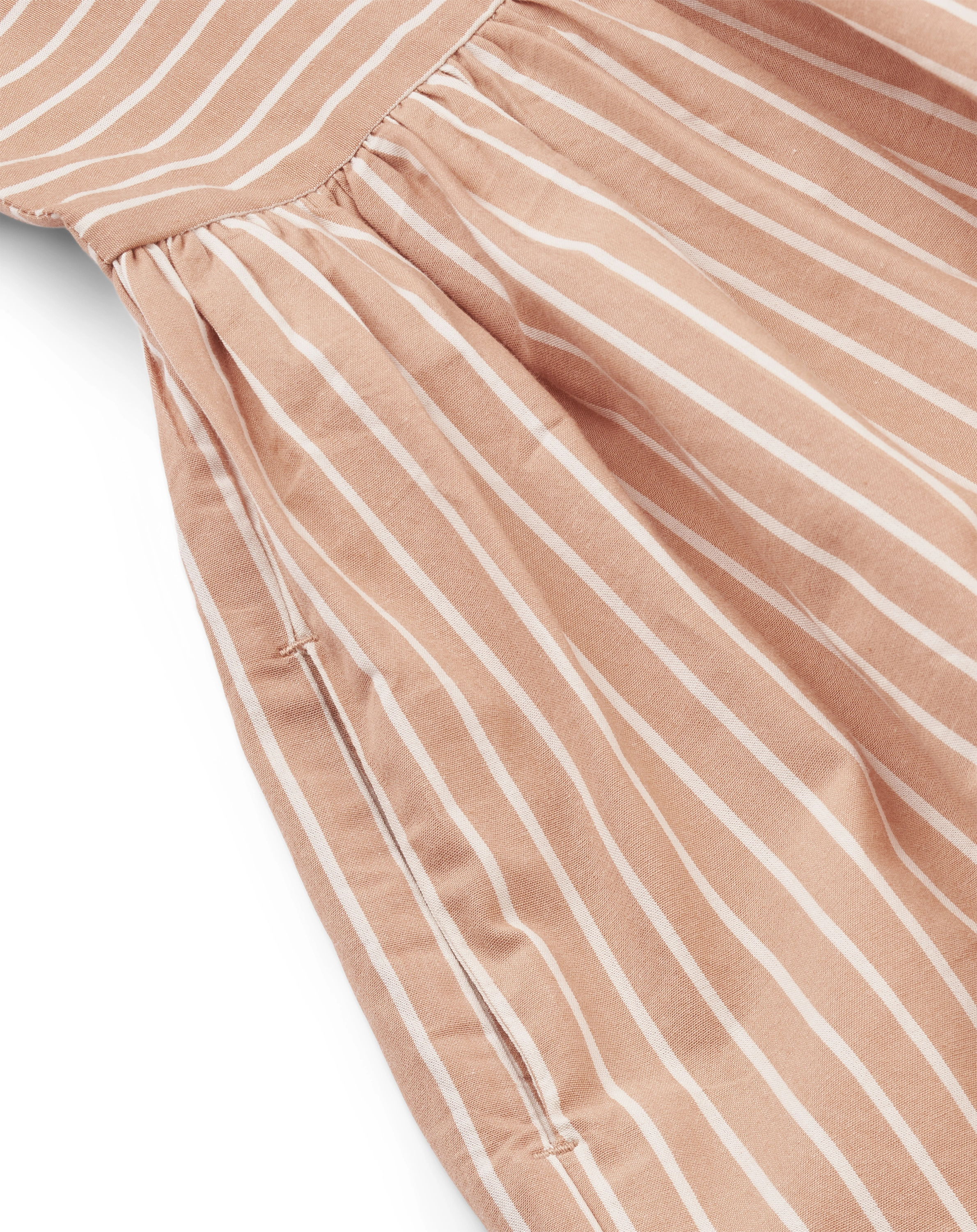 Kleid NIRA gestreift in tuscany rose