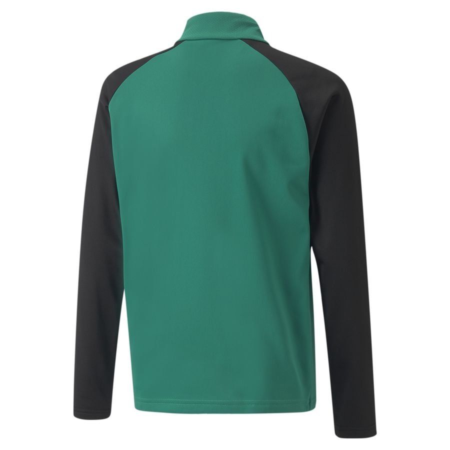 PUMA teamLIGA Fermeture Éclair 1/4 Top - Vert/Noir - Enfant