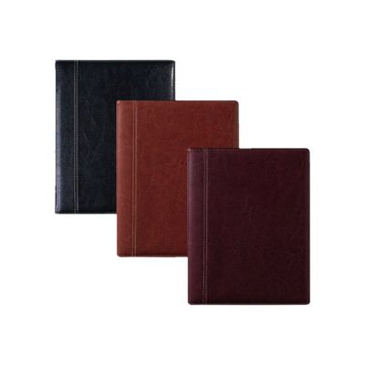 Brepols Palermo - Répertoire Carnet d'adresses à spirale 8,9 x 16 cm - noir