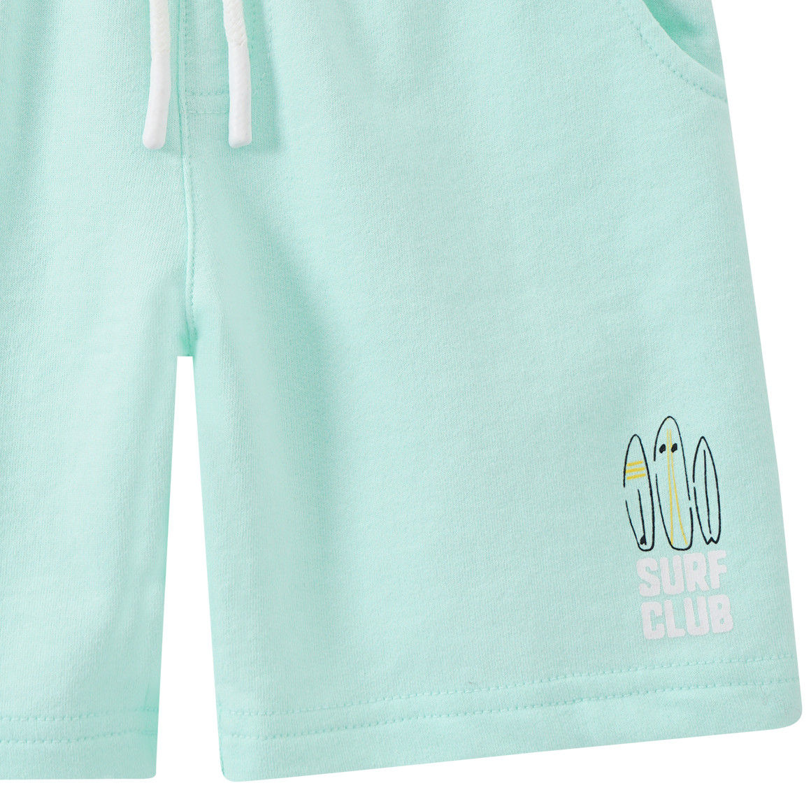 Topolino Jungen Joggingshorts mit Tunnelzug helltürkis