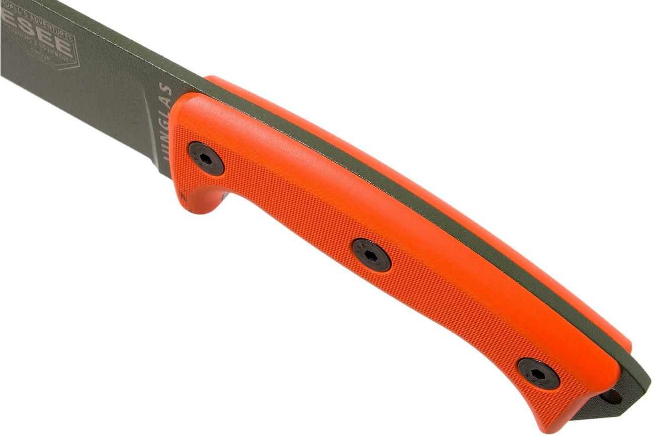ESEE Junglas OD Green-Orange JUNGLAS-OD-OR survivalmes kydex schede   MOLLE-back