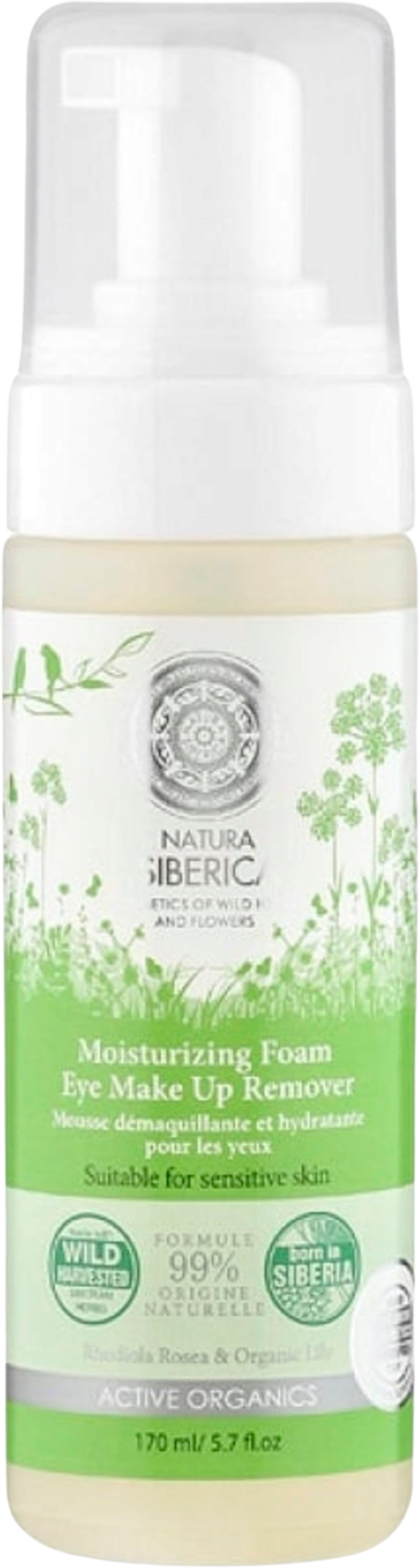 Natura Siberica  Moisturizing Foam Eye Make Up Remover, 170 ml