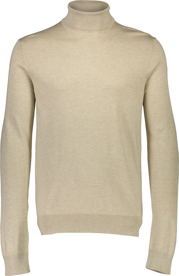 Lindbergh Ecovero L/S roll neck knit Sand mel