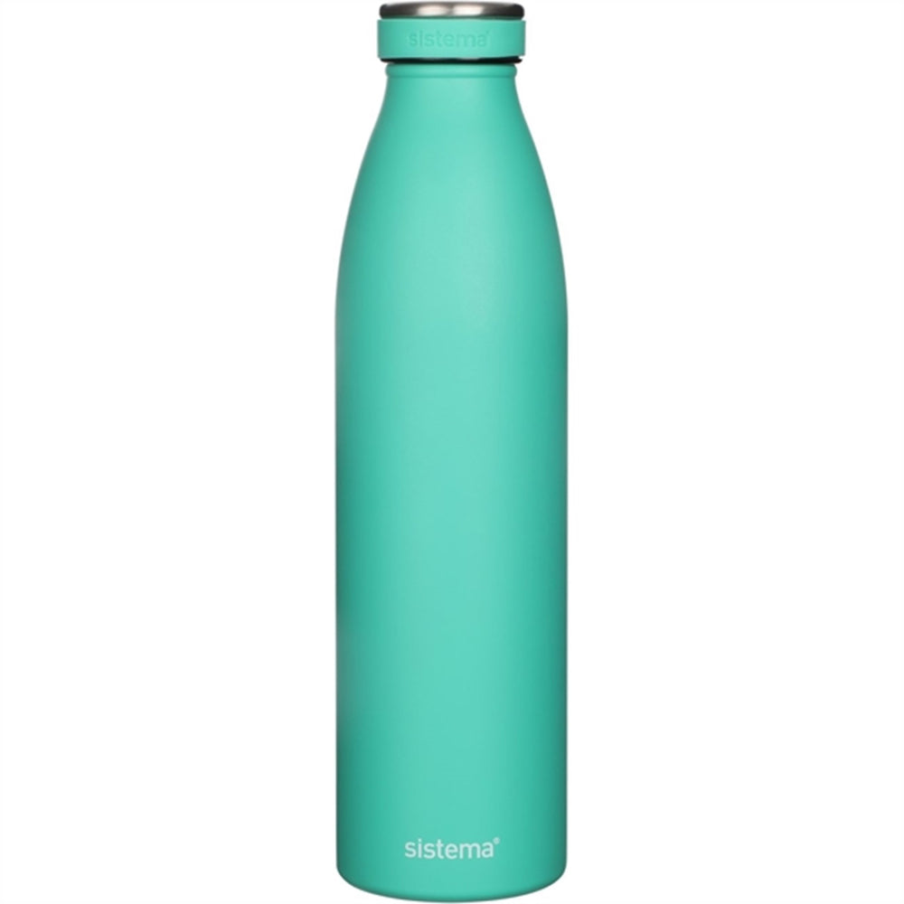Køb Sistema Stainless Steel Drikkedunk 750 ml Minty Teal