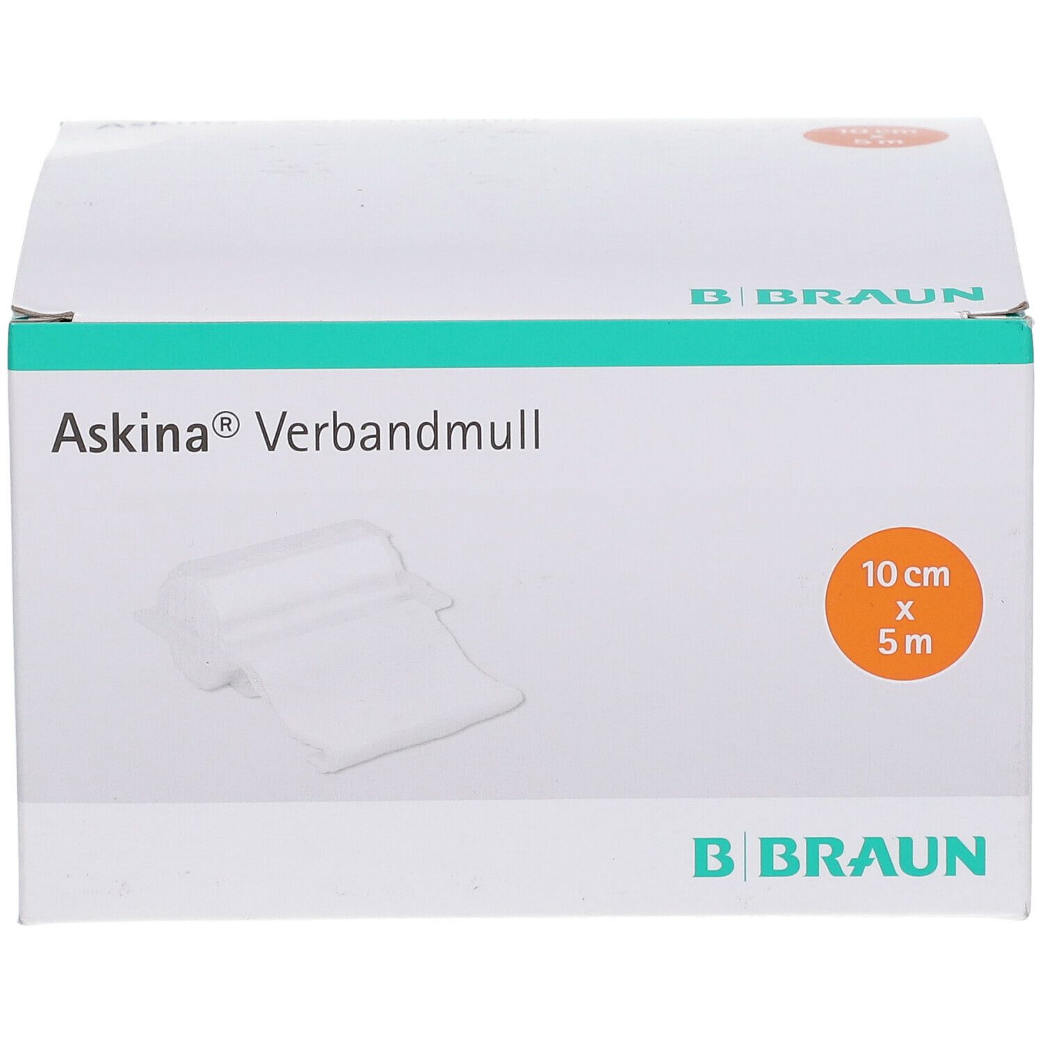 Askina® Mullkompressen 80 cm x 5 m 8 fach gelegt zu 10 cm breit