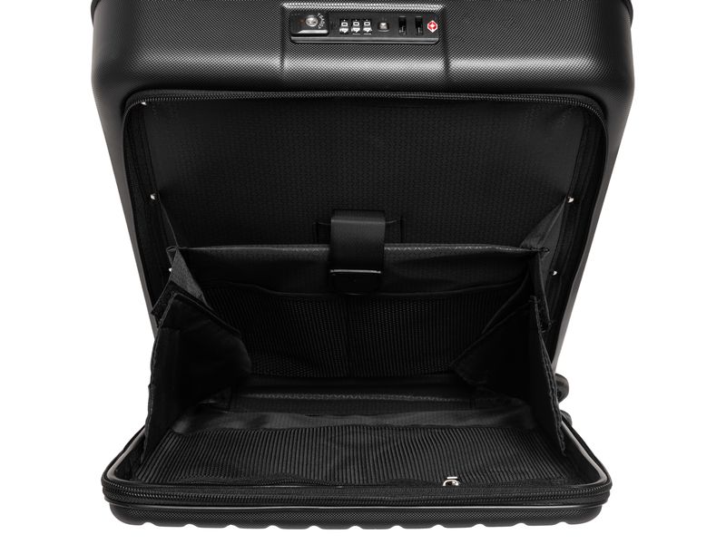 KOOR Reisekoffer Malea 39.5 L, Schwarz Handgepäck-Trolley