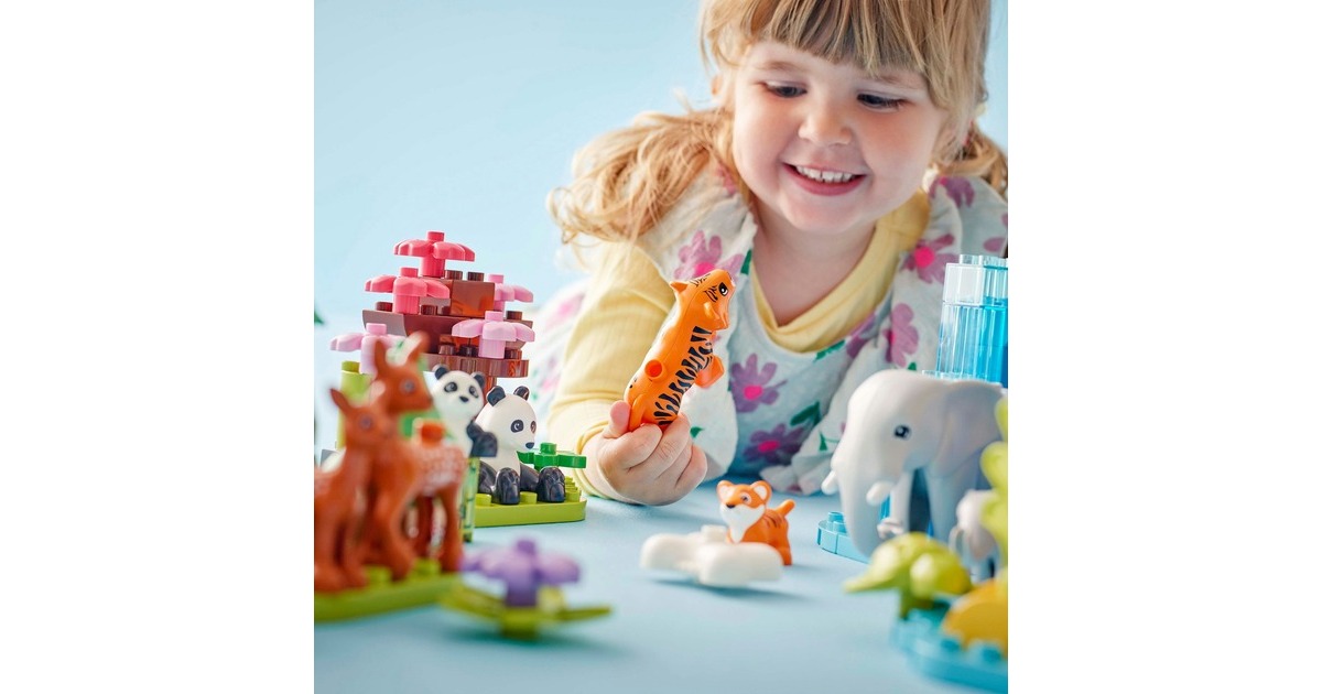 LEGODUPLO Stad - 3-in-1 families van wilde dieren Constructiespeelgoed  (10446)