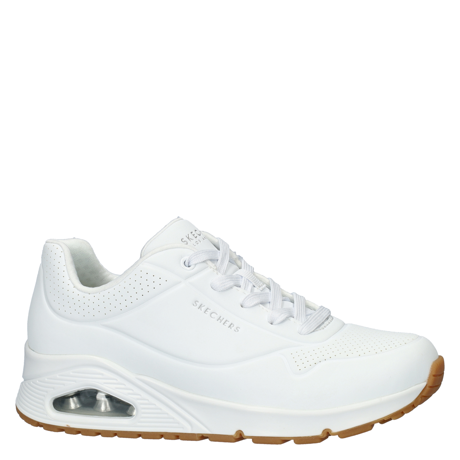 Street Uno dames sneaker Skechers Wit