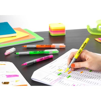 BIC Highlighter Flex - Surligneur - jaune