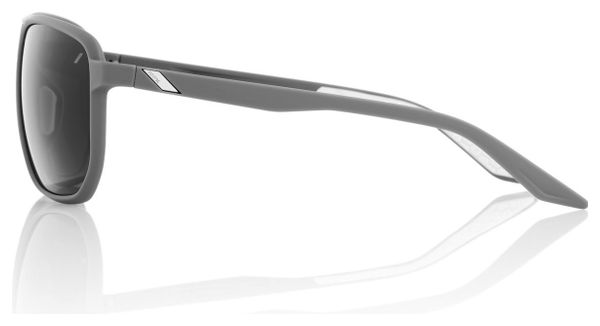 Lunettes 100% Konnor Soft Tact Gris / Smoke Lens