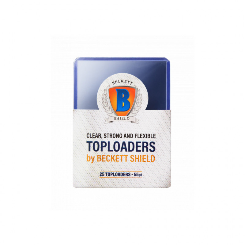 Beckett Shield - Pack de 25 toploader 55pt