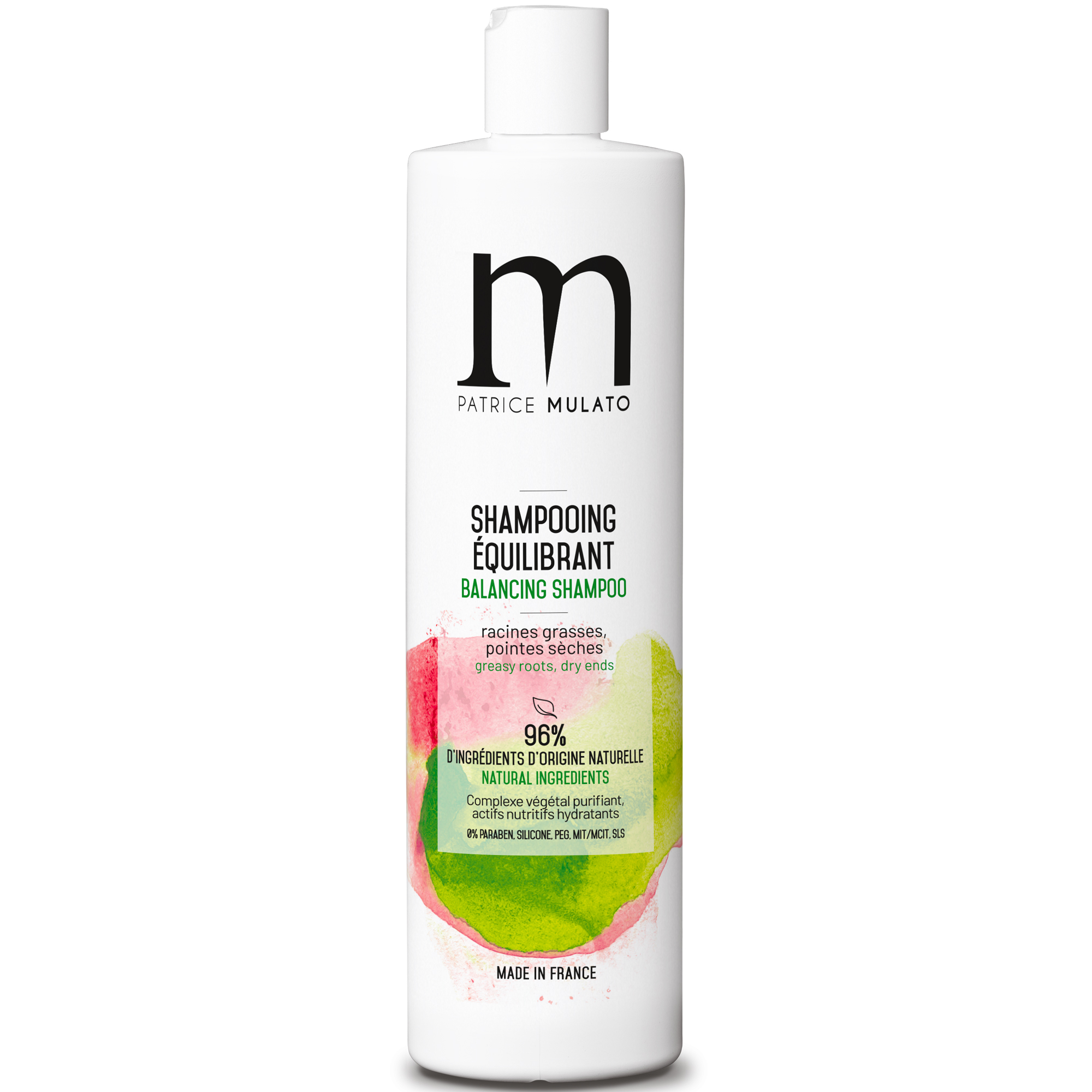 Shampoing Équilibrant racines grasses pointes Sèches Mulato 500 ML