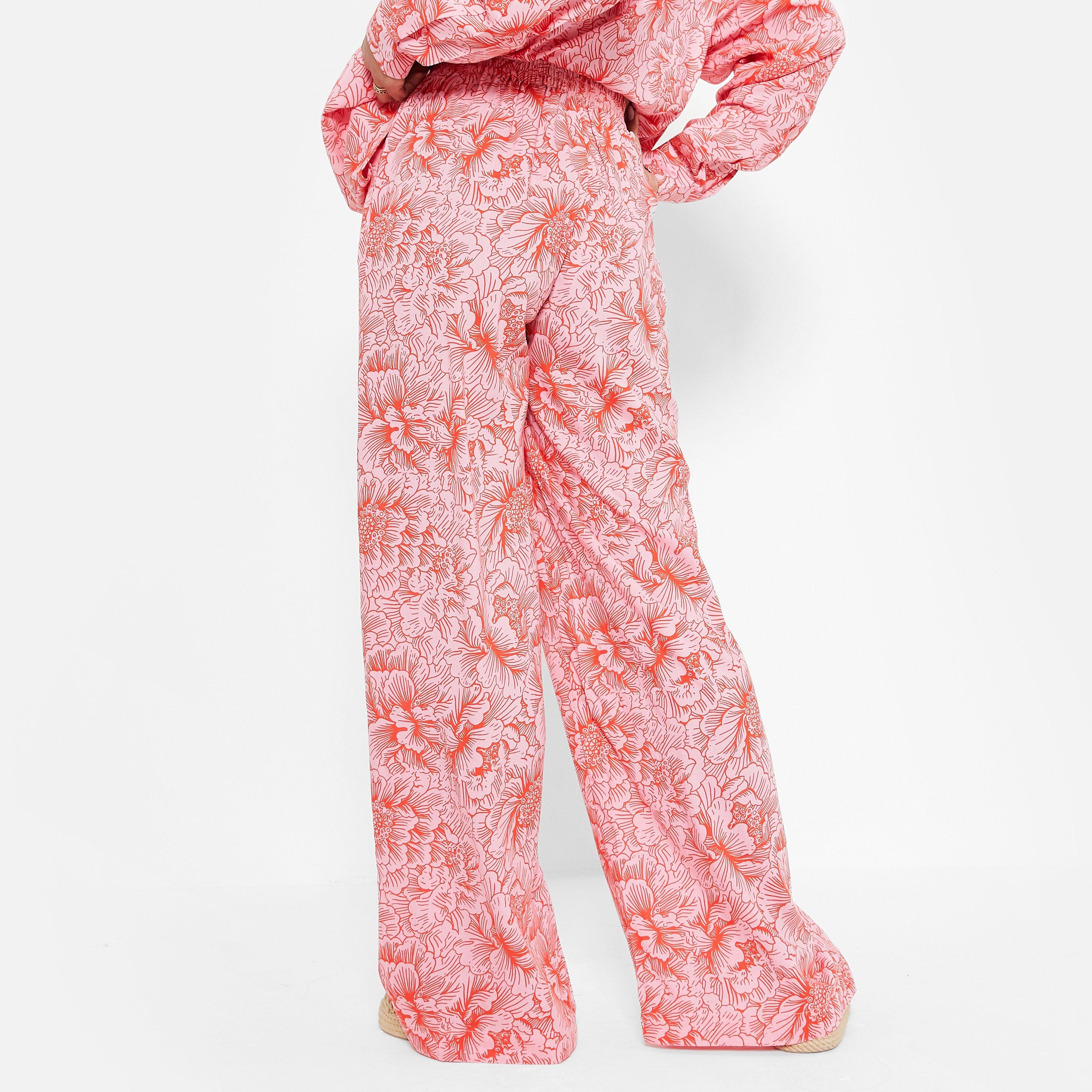 I Saw It First ISAWITFIRST Co Ord Woven Wide Leg Trousers