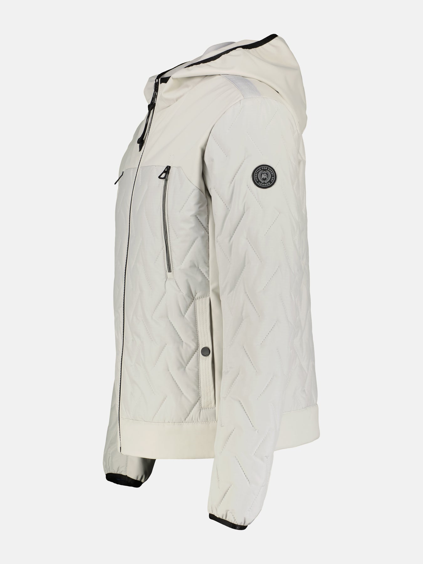Herren Steppjacke mit Kapuze
