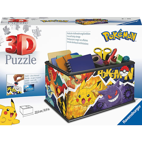 Pokémon æske 3D puslespil - 216 brikker