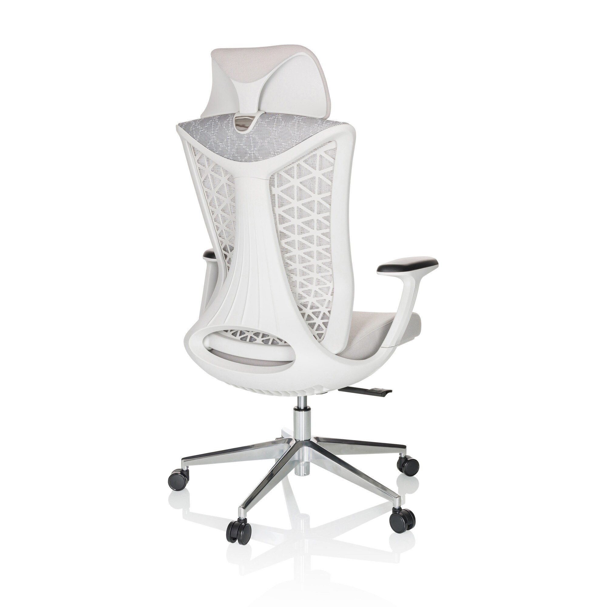 Profi Bürostuhl FALEO W Stoff/Netzstoff mit Armlehnen hjh OFFICE