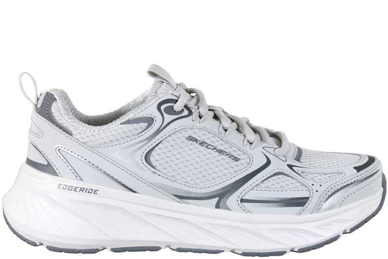 SKECHERS EDGERIDE SILVER ECLIPSE GREY VEGAN SNEAKER