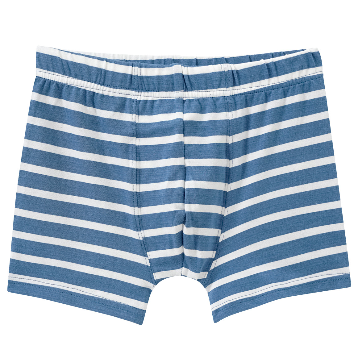 Famy 5 Jungen Boxer mit Bio Baumwolle blau / dunkelblau / hellgrau