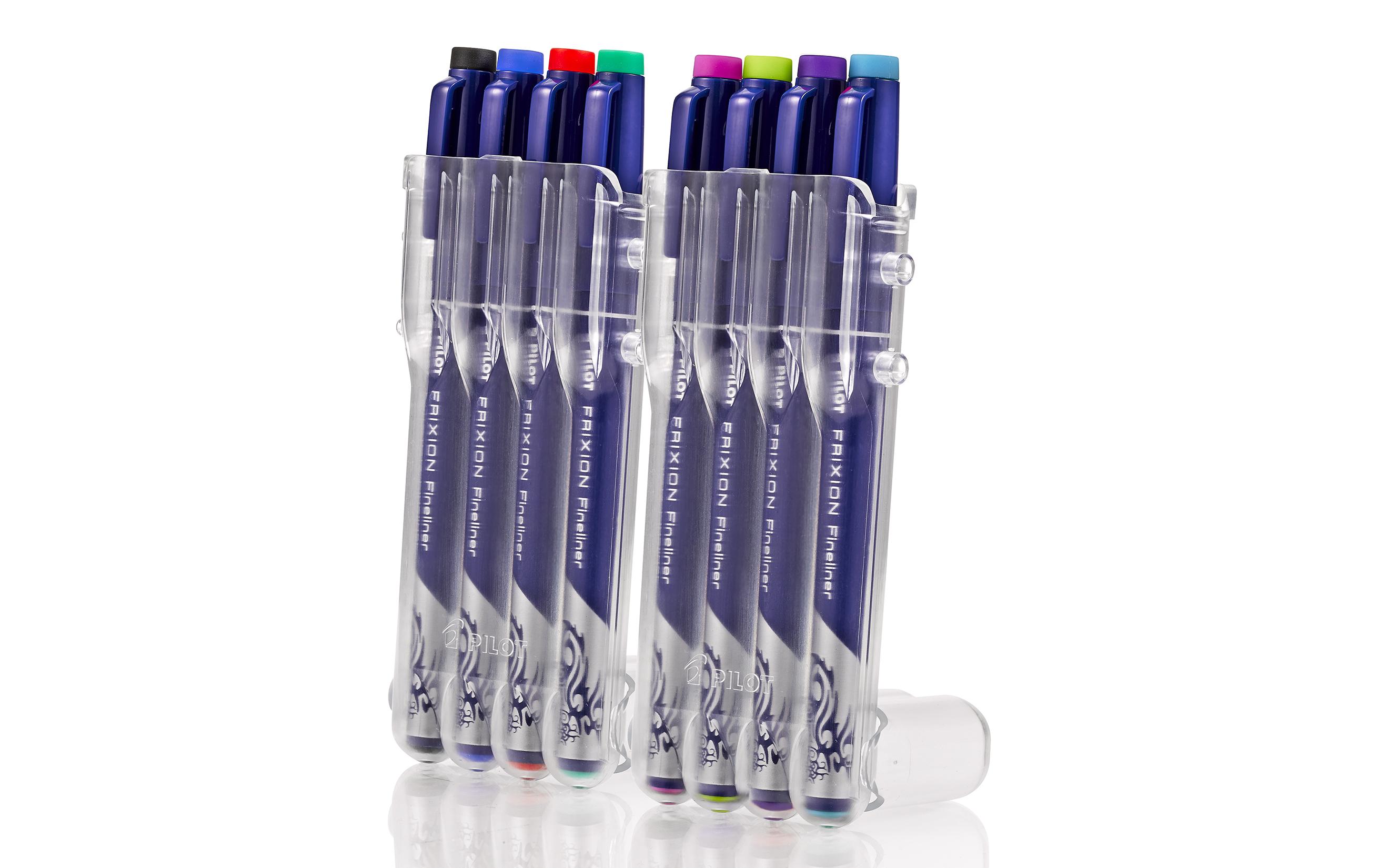 Fineliner FriXion Evolutive Set Feine Spitze, 8 FarbenFeinschreiber mit löschbarer Tinte