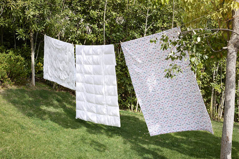 Vårdugg kreppsengesett 140x200 cream/rosa