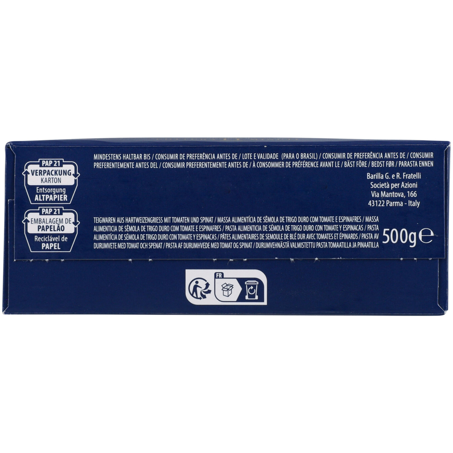Barilla Collezione Mezze Penne Tricolore n. 170