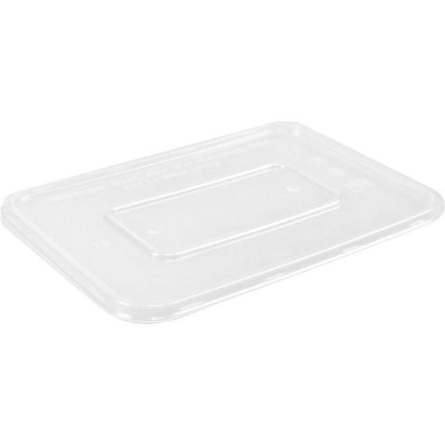 Deksel, PP, rechthoekig, 172x120x transparant