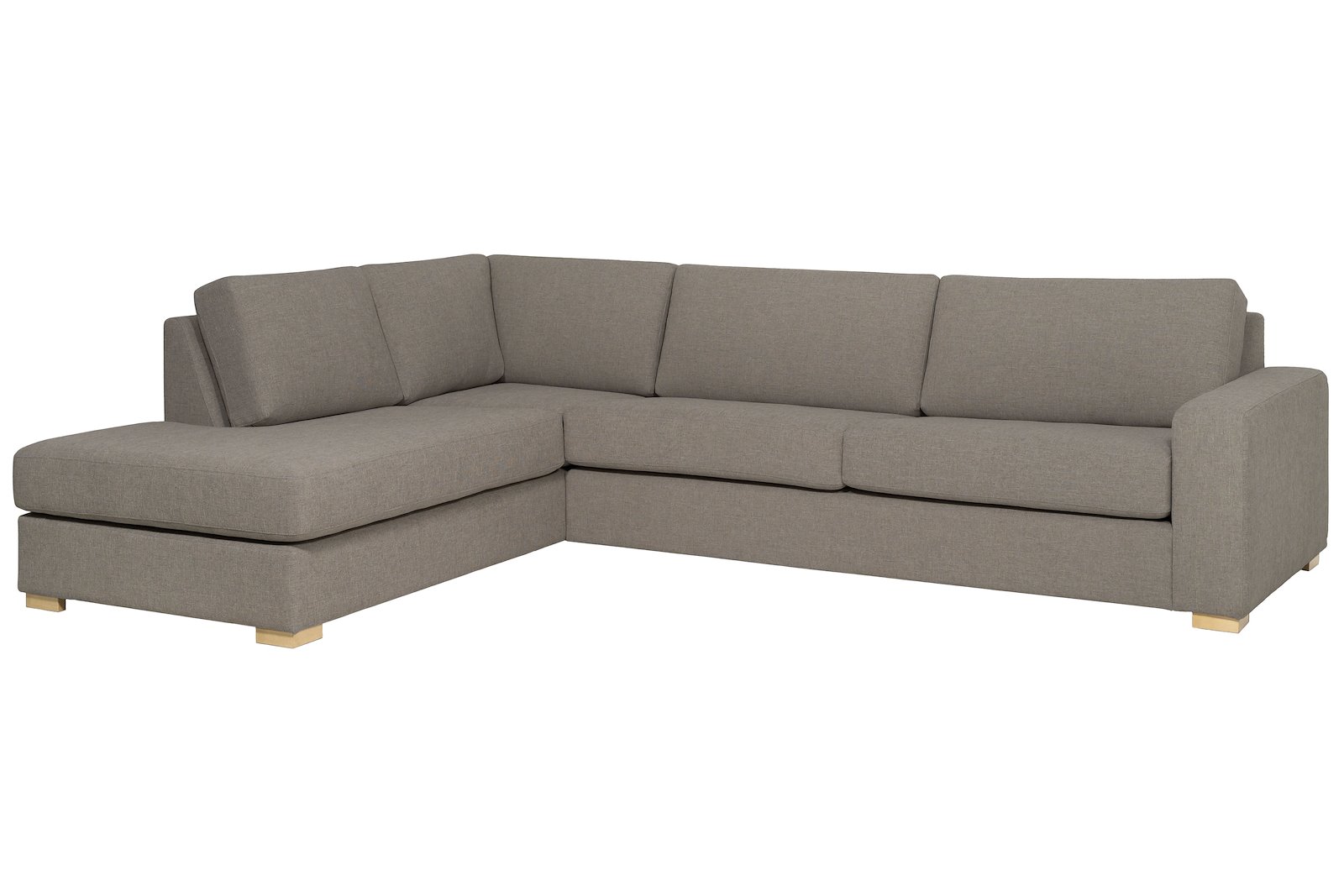 Modern Living hjørnesofa 3-seter med åpen ende venstre i tekstil Jenny 3/3 warm grey
