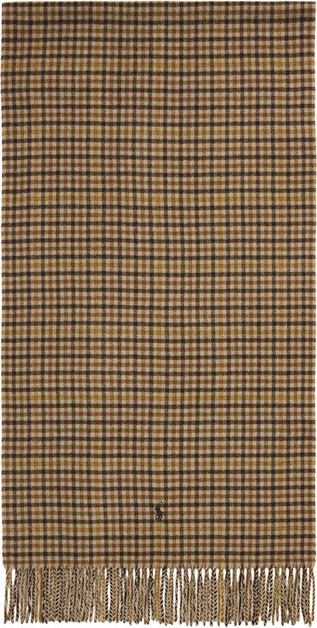 Polo Ralph Lauren WOOL BLEND-LUX PLAID SCARF Country plaid