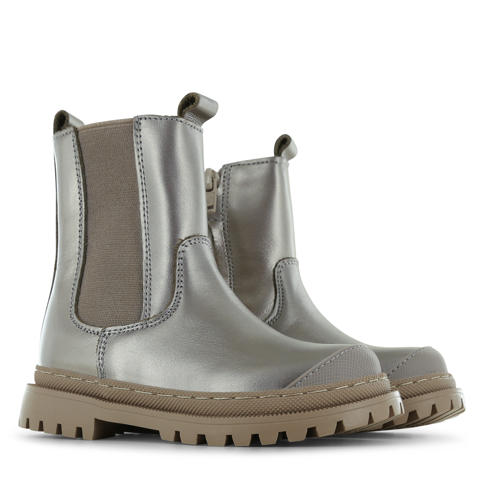 Shoesme metallic-gouden chelseaboot Leer | Sale