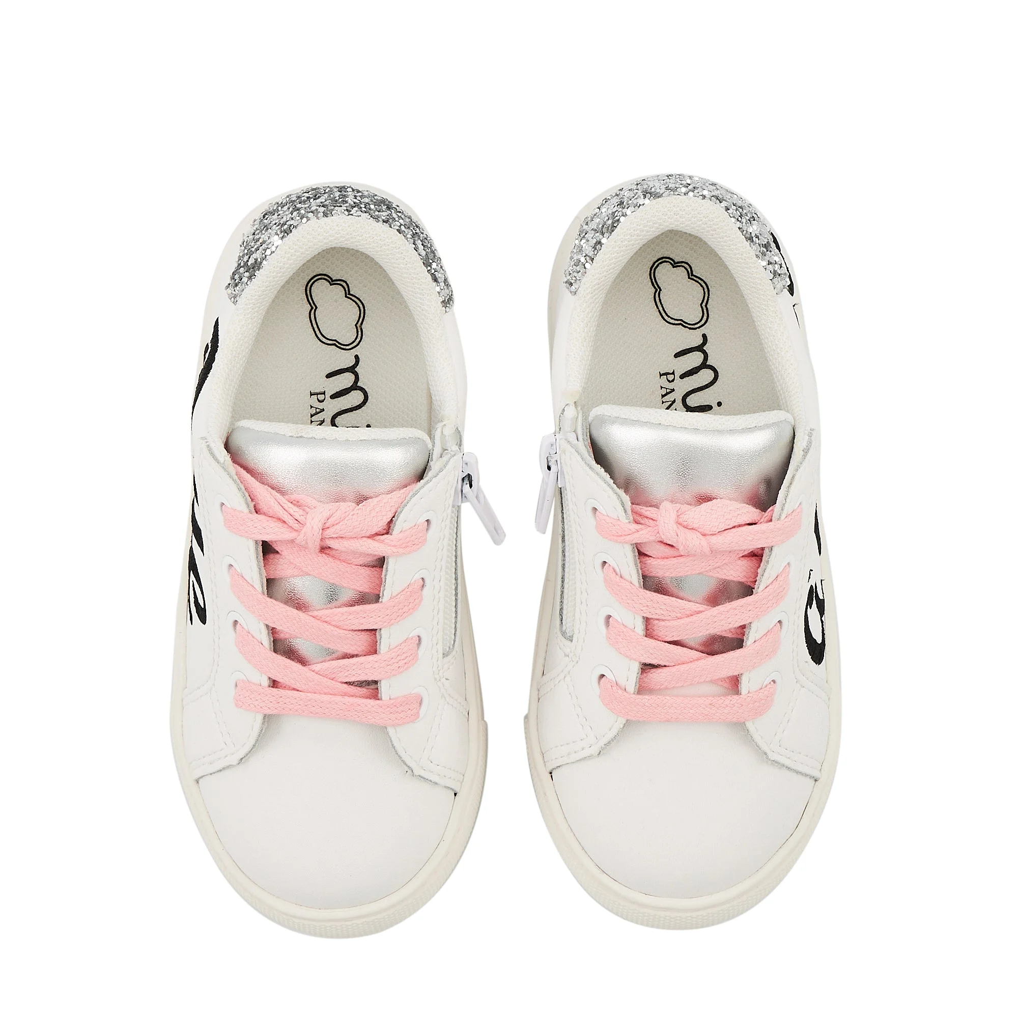 MINI SIMONE FILLE À PAPA - Sneakers en cuir | Blanc