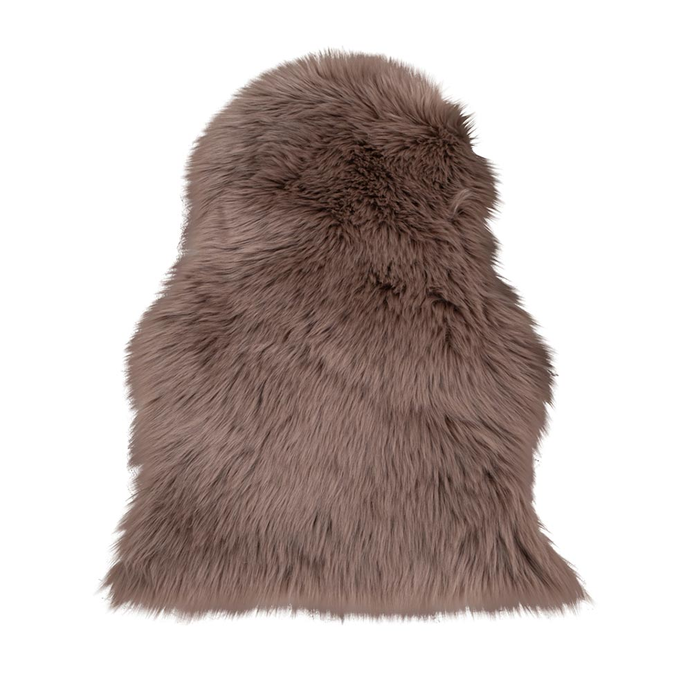 Schapenvacht Benthe polyester Bruin