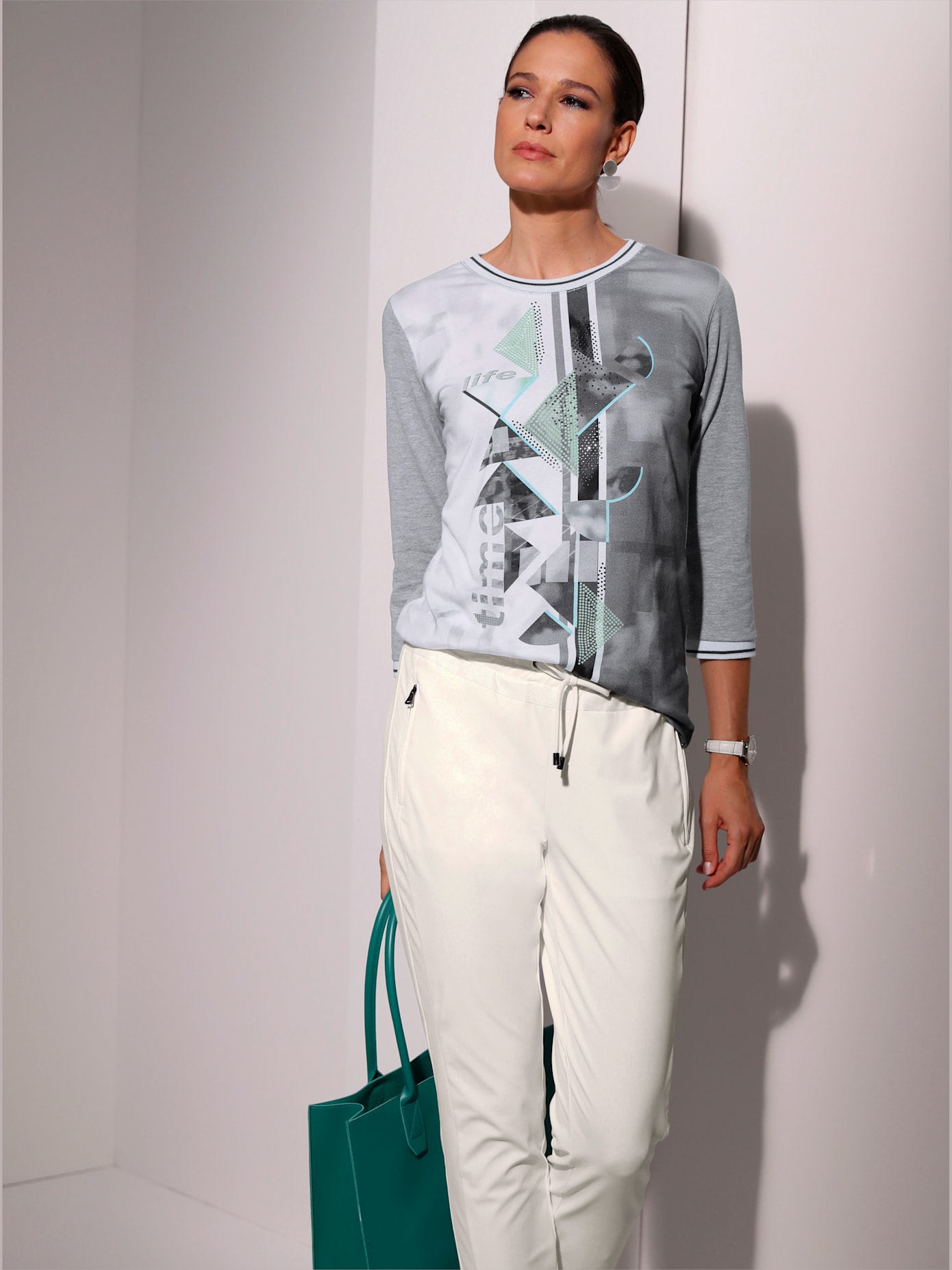 T-shirt petites pierres fantaisie