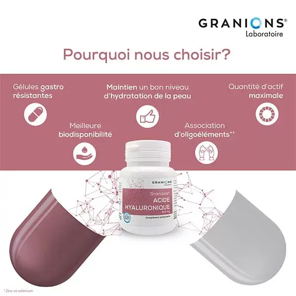 Granions Ácido Hialurônico 210mg 60 cápsulas